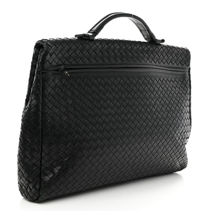 Bottega Veneta Intrecciato VN Briefcase Black 3 of 13