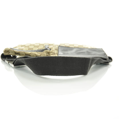Gucci GG Monogram Web Double Pocket Belt Bag Ebony 6 of 10