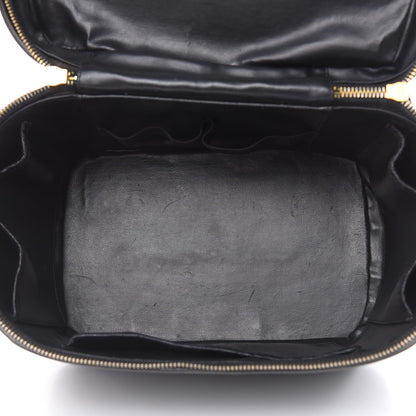 Chanel Caviar CC Vanity Train Case Black 5 of 17