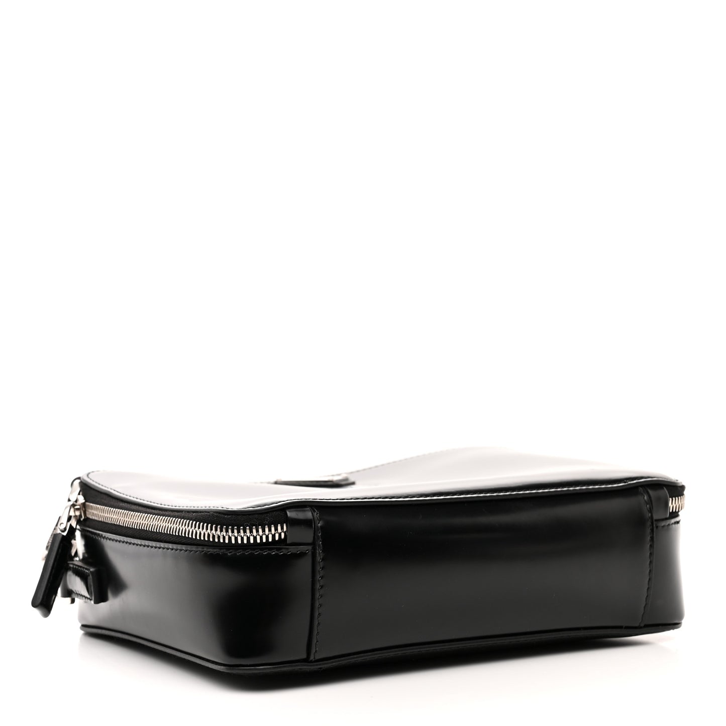 Spazzolato Medium Brique Crossbody Bag Black