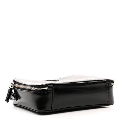 Prada Spazzolato Medium Brique Crossbody Bag Black 4 of 10
