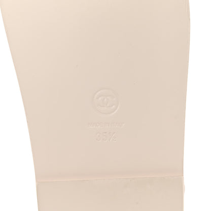 Chanel Calfskin Printed Velcro Dad Sandals 35.5 Pink 6 of 9