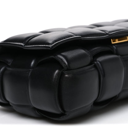 Bottega Veneta Nappa Maxi Intreccio Padded Cassette Crossbody Bag Black 9 of 10