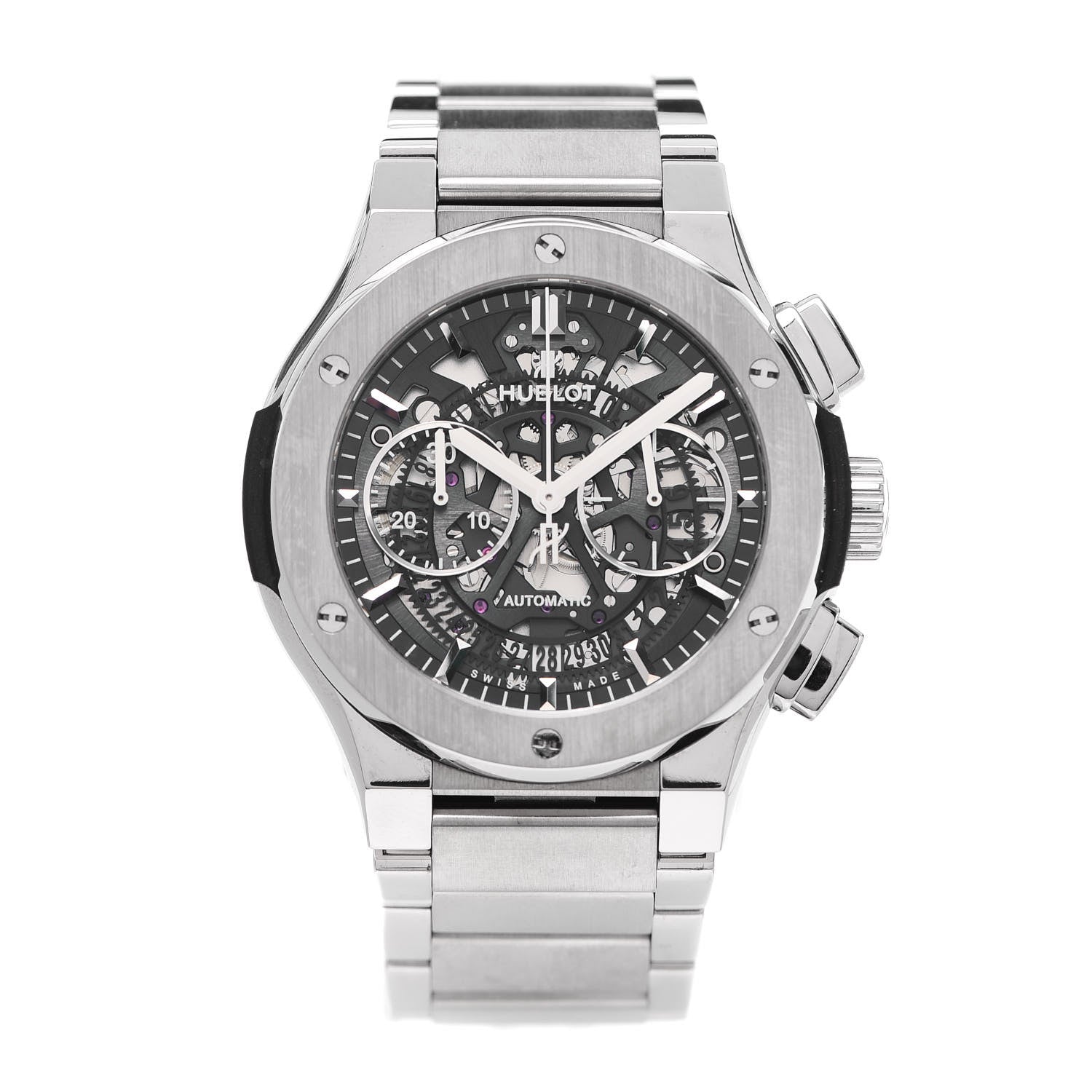 Hublot Titanium 45mm Classic Fusion Aerofusion Automatic Watch Black 528.NX.0170.NX 1 of 5