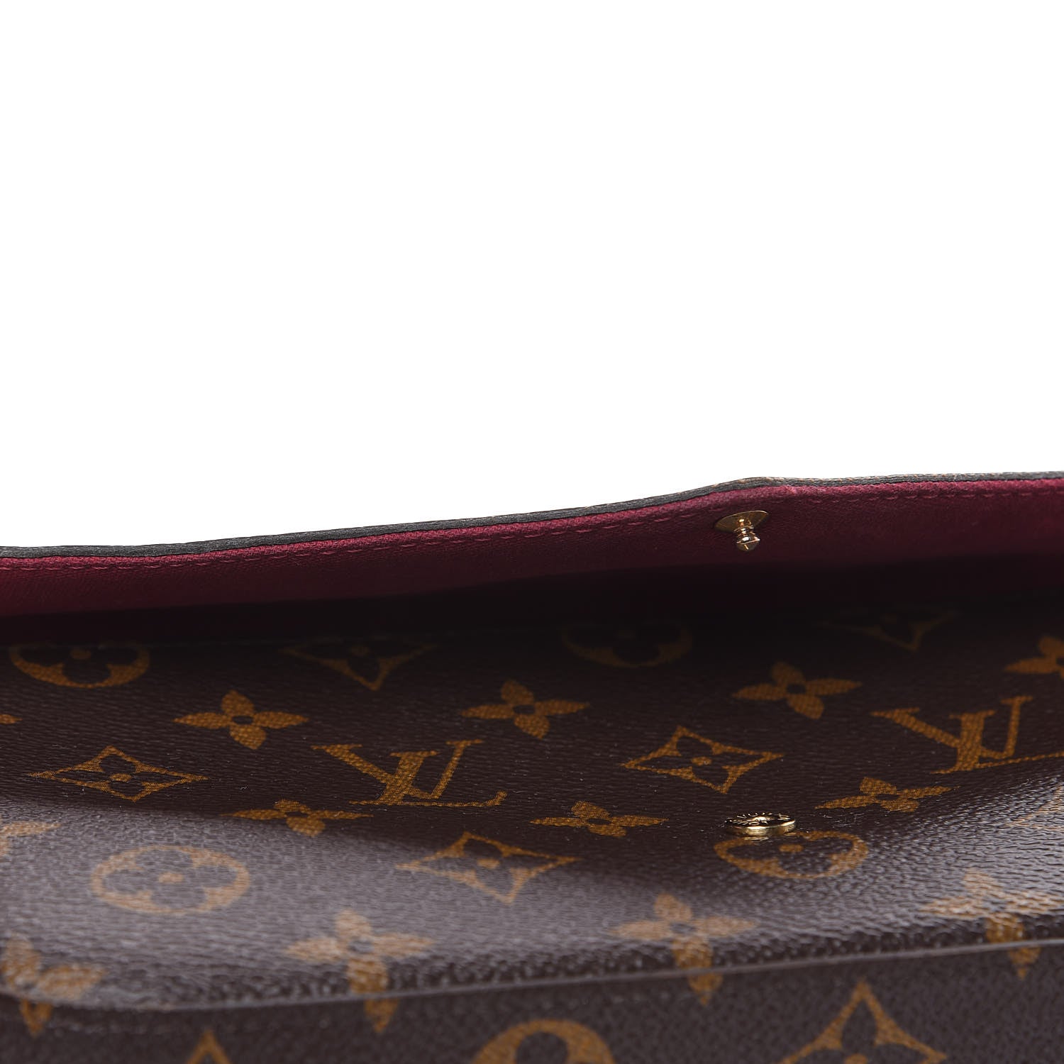 Louis Vuitton Monogram Pochette Felicie Chain Wallet Fuchsia 12 of 18
