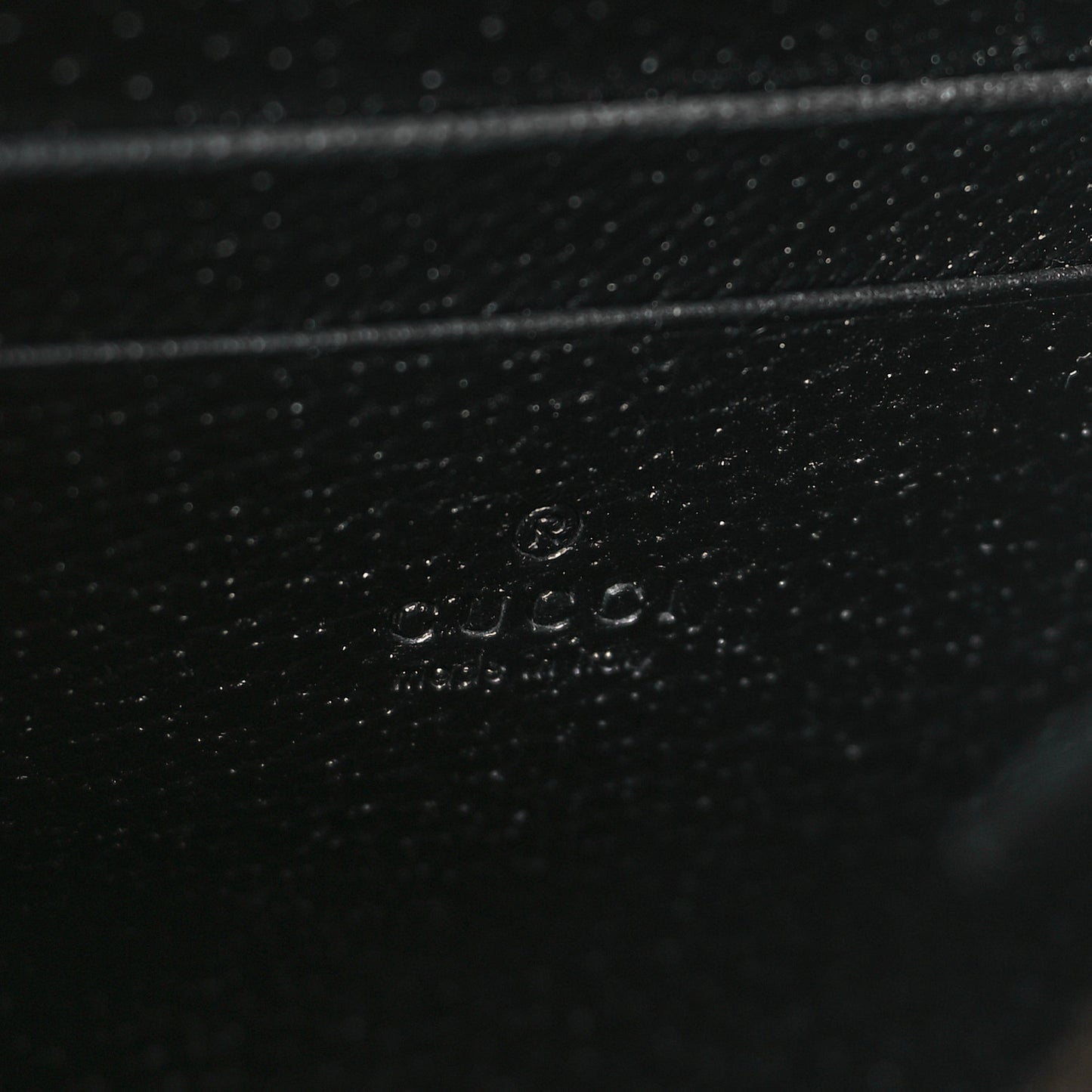 Calfskin Web Mini Dionysus Chain Wallet Black