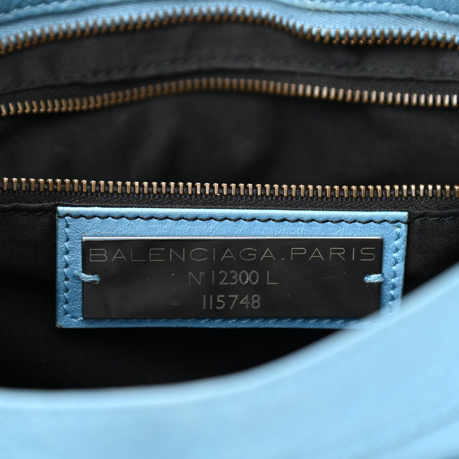 Balenciaga Agneau Classic Hardware City Aquamarine 5 of 10