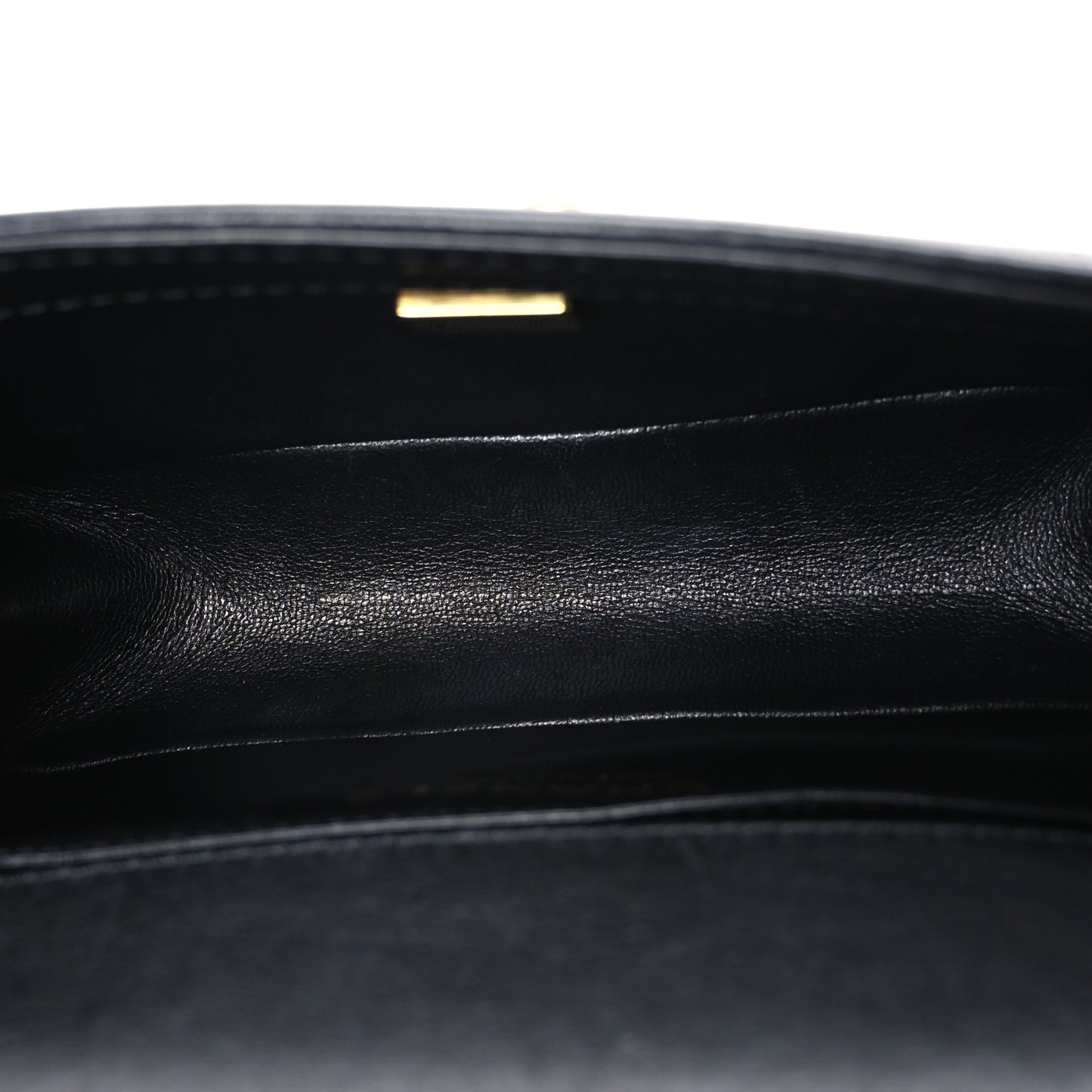 Lambskin Quilted Small Top Handle Boy Flap Black