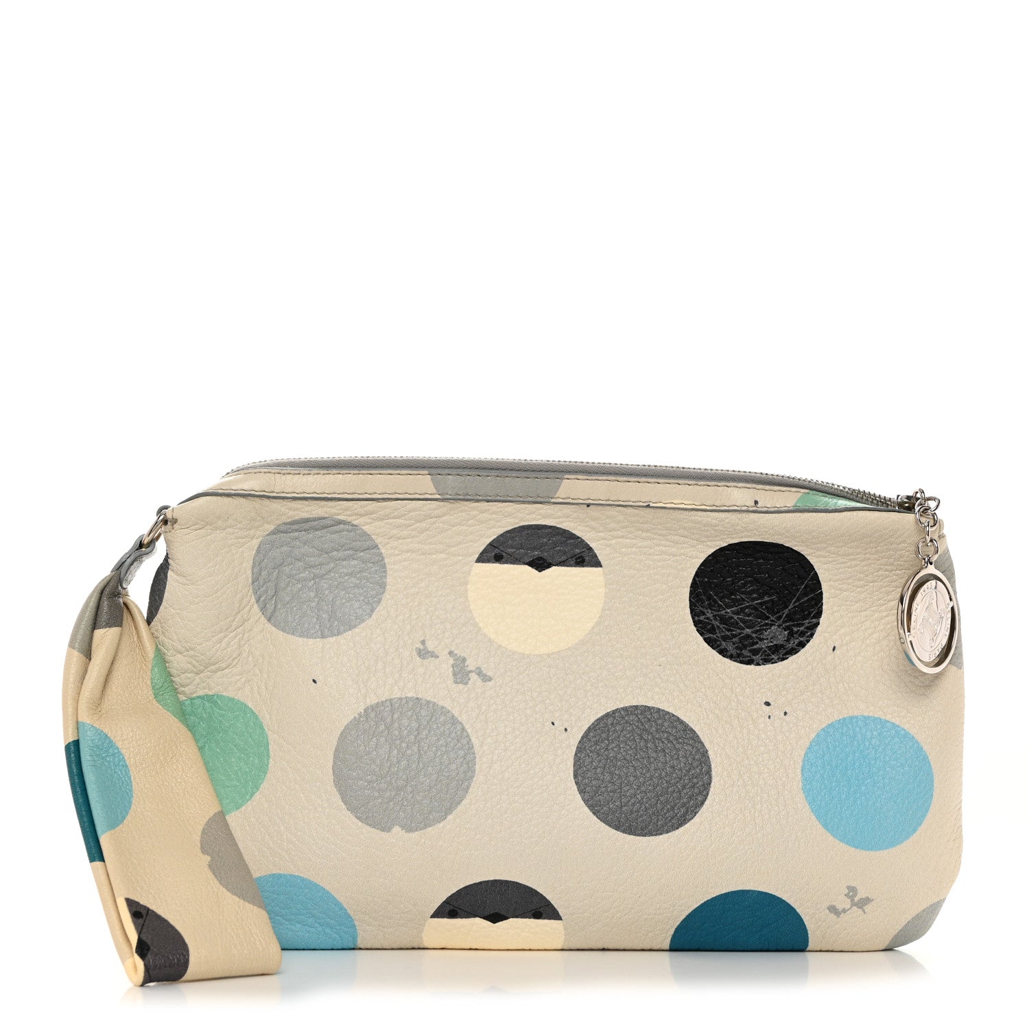 Celine Grained Calfskin Bank Swallow Clutch Multicolor 1 of 7