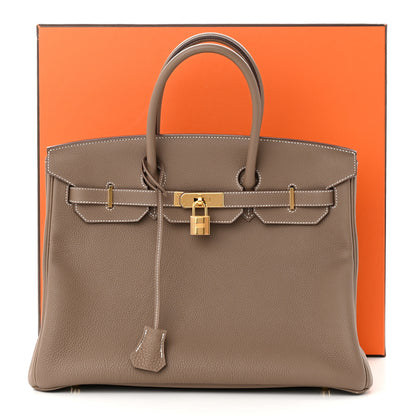 Hermes Togo Birkin 35 Etoupe 11 of 11