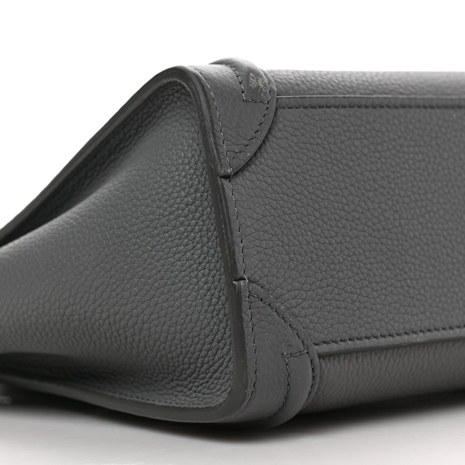 Celine Baby Drummed Calfskin Nano Luggage Kohl 10 of 11