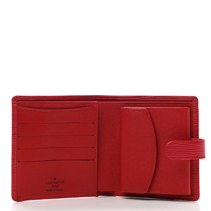 Louis Vuitton Epi Porte-Billets Compact Wallet Red 5 of 7