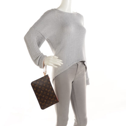 Louis Vuitton Monogram Neverfull MM GM Pochette Cherry 2 of 8