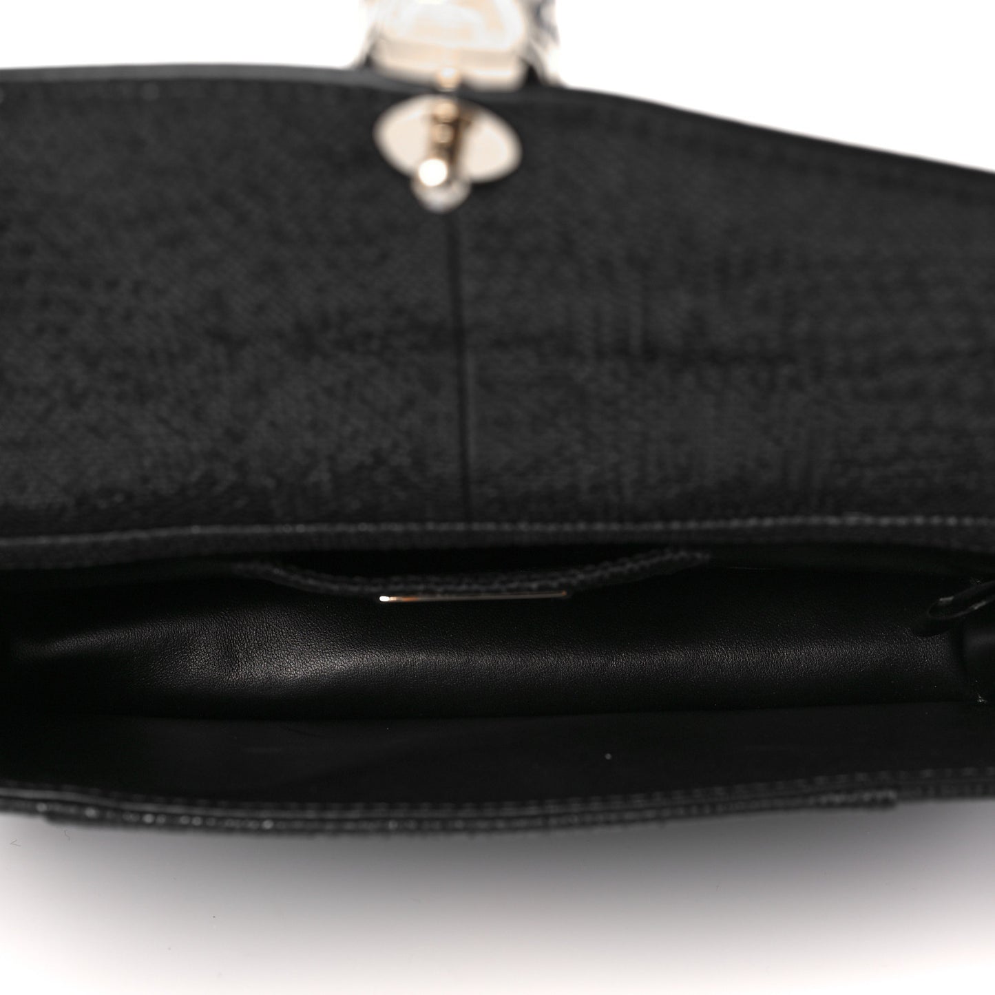 Karung Serpenti Forever Chain Wallet Black