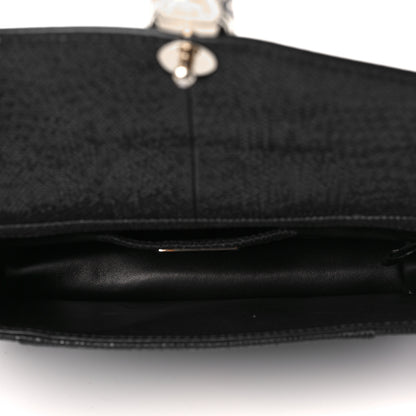 Bulgari Karung Serpenti Forever Chain Wallet Black 5 of 8