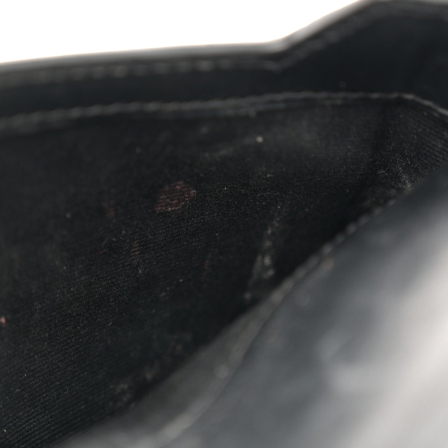 Crocodile Embossed Monogram Phone Holder Crossbody Black