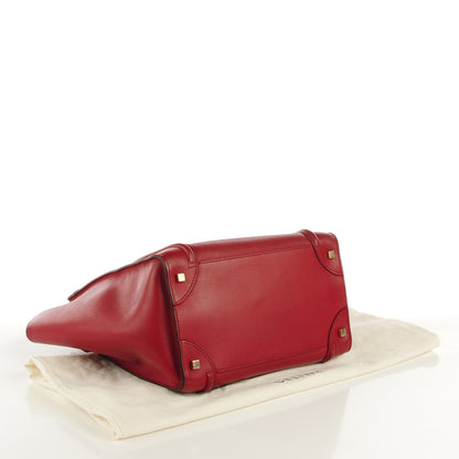 Celine Palmelato Mini Luggage Red 4 of 9