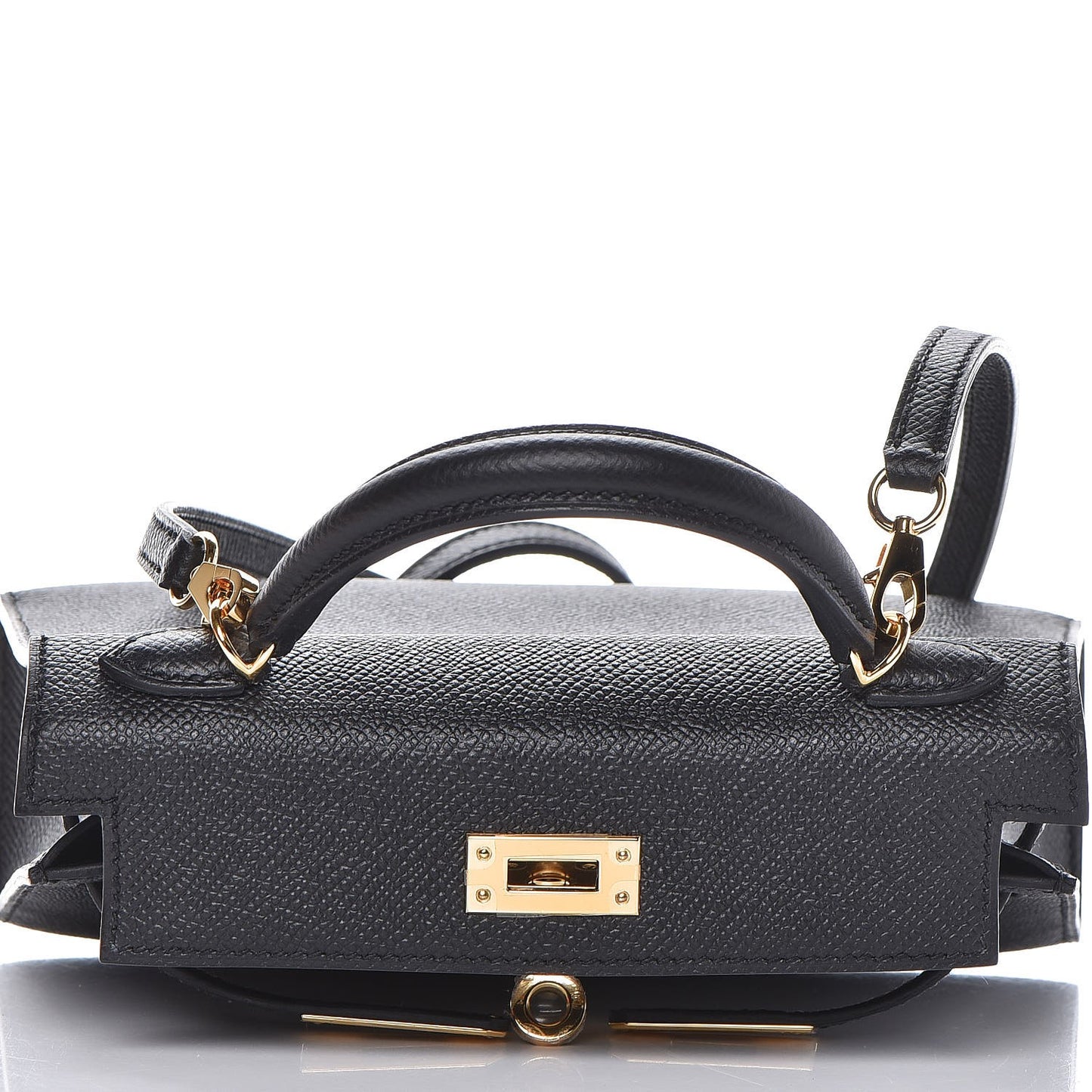 Epsom Mini Kelly Sellier 20 Black