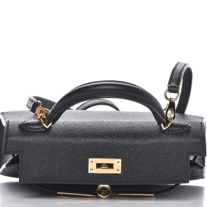 Hermes Epsom Mini Kelly Sellier 20 Black 18 of 27