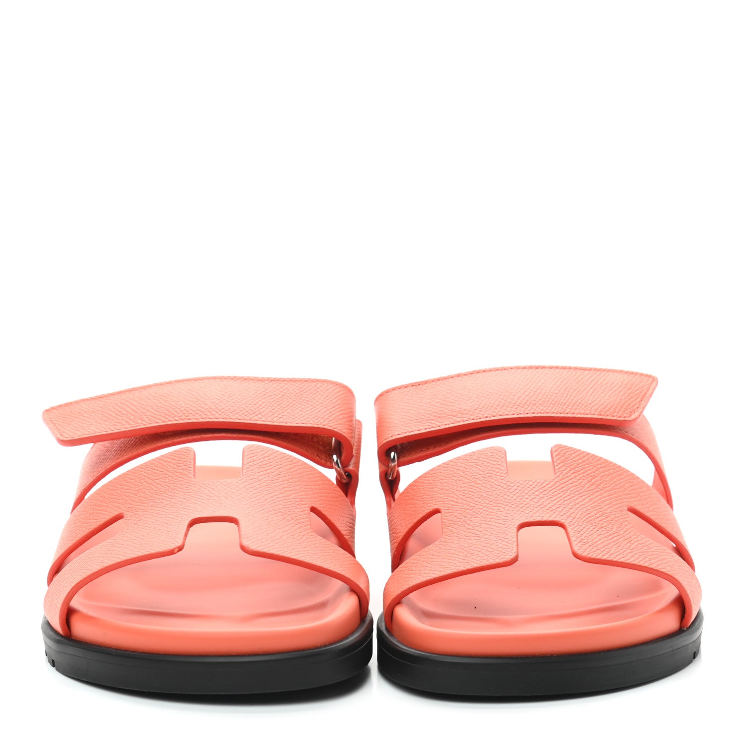 Hermes Epsom Womens Chypre Sandals 38 Rose Sorbet 2 of 7