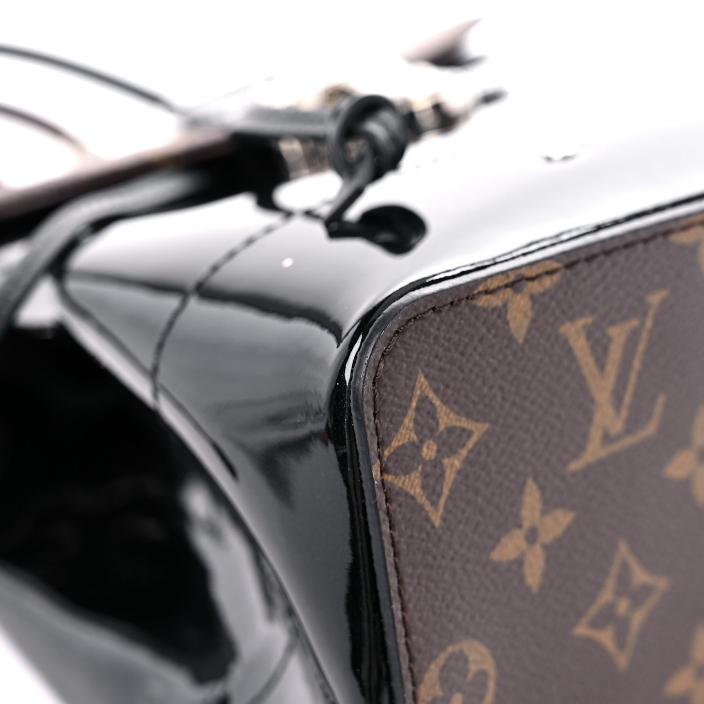Patent Monogram Hot Springs Backpack Black
