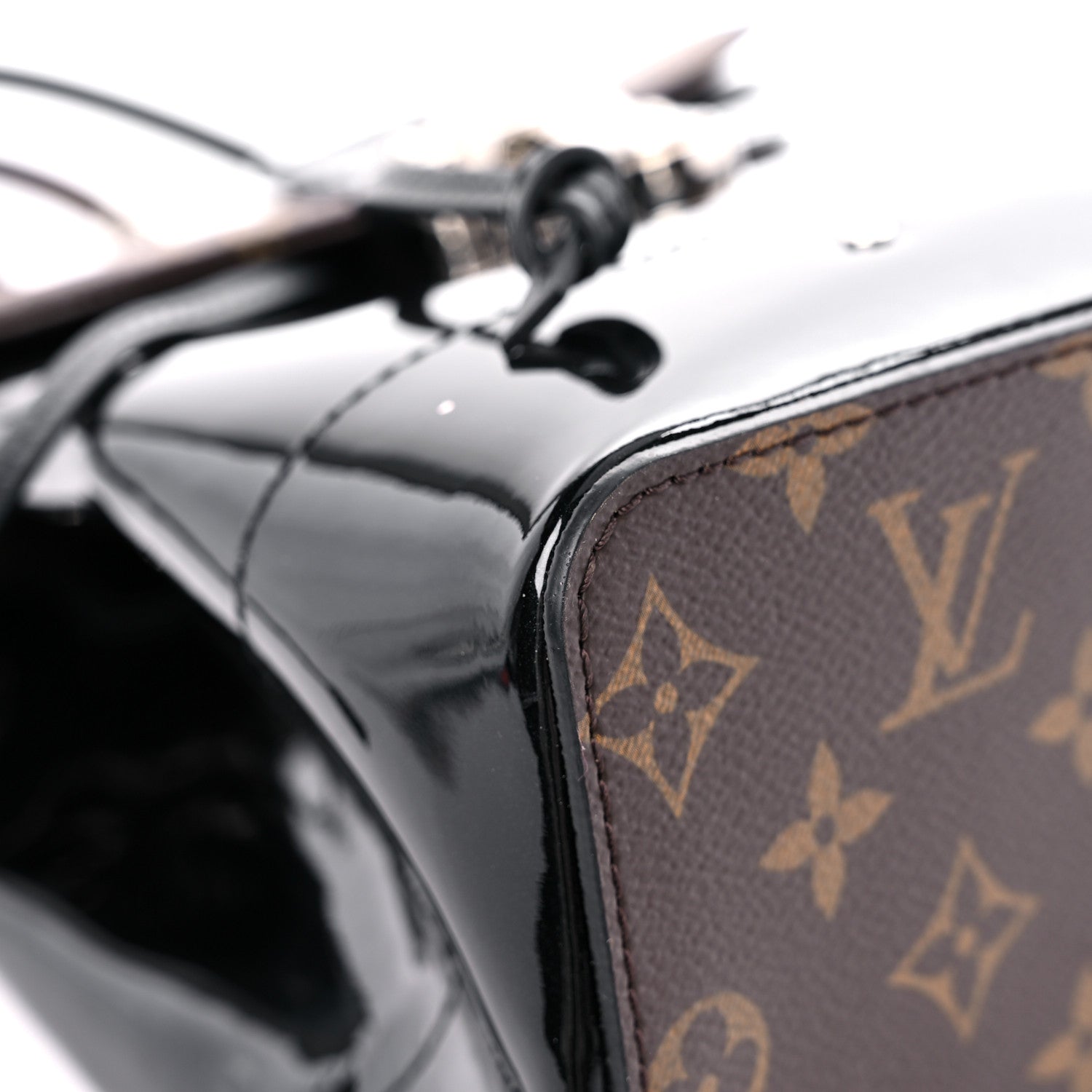 Louis Vuitton Patent Monogram Hot Springs Backpack Black 6 of 13