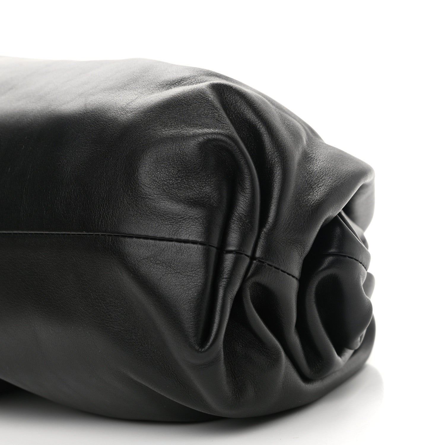 Bottega Veneta Smooth Butter Calf The Pouch Oversized Clutch Black 9 of 9