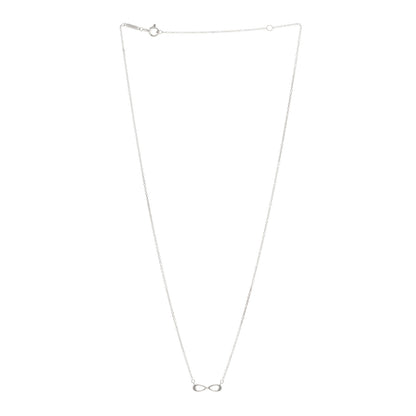 Tiffany Sterling Silver Mini Infinity Pendant Necklace 3 of 4