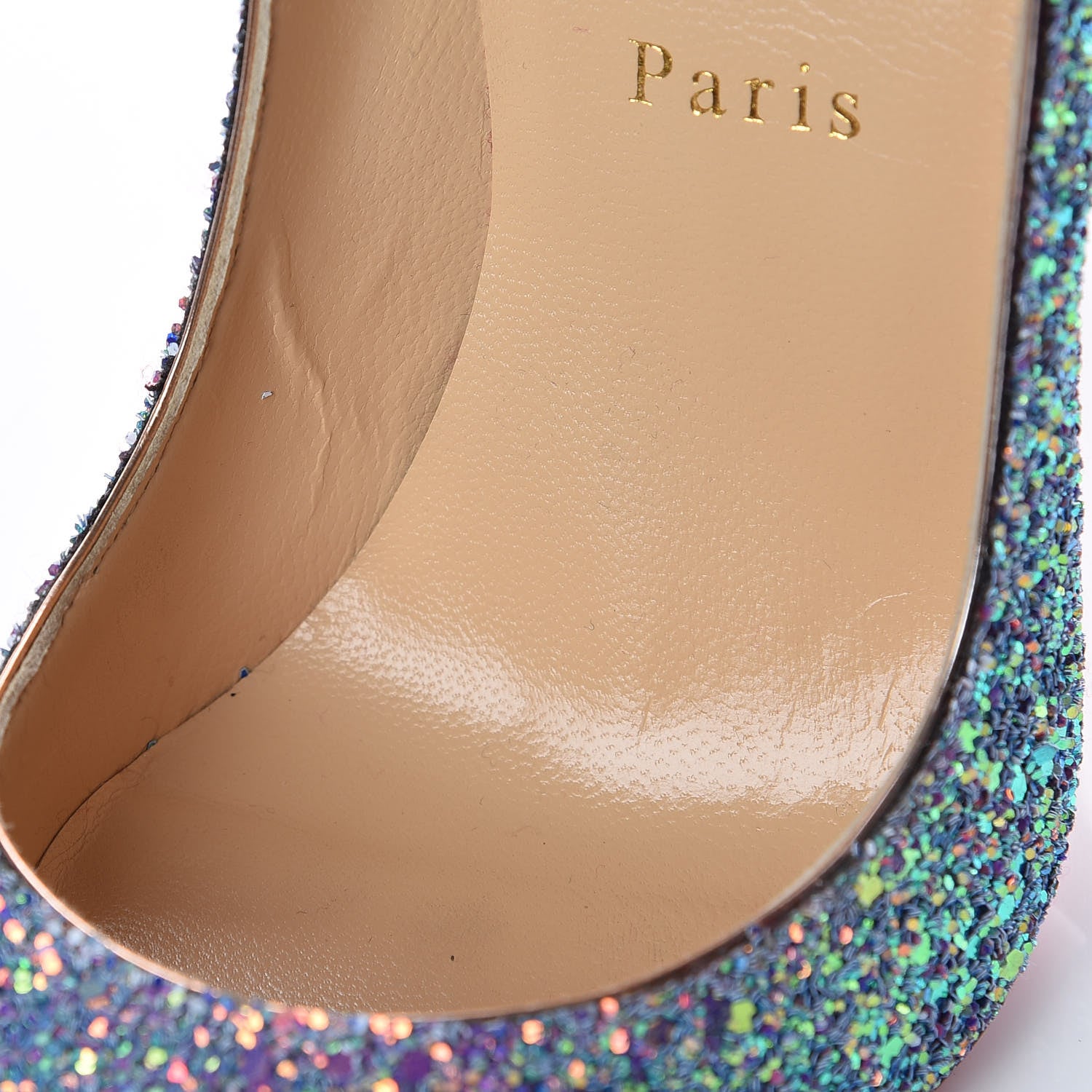Christian Louboutin Glitter So Kate Dragonfly 120 Pumps 37.5 China Blue 8 of 11