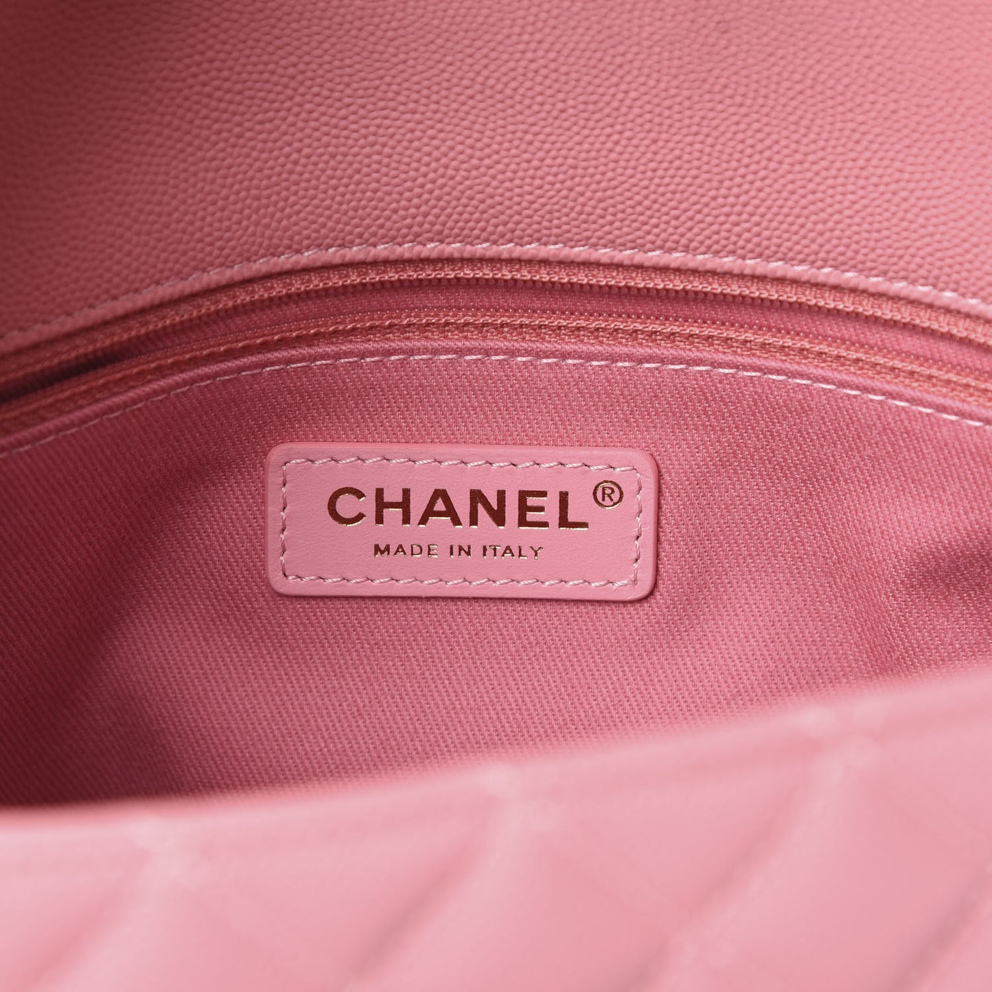 Caviar Quilted Small Coco Handle Flap Light Pink