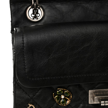 Chanel Aged Calfskin Lucky Charms 2.55 Reissue 224 Flap Black 12 of 12