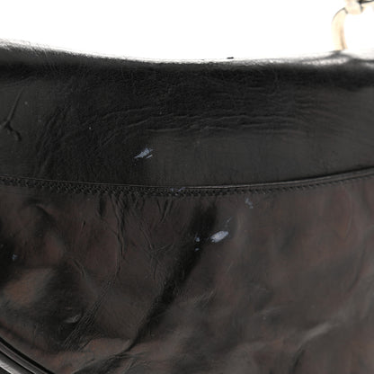 Christian Dior Calfskin Hardcore Pierced Saddle Bag Black 18 of 21