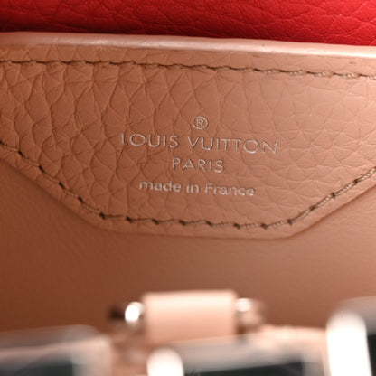 Louis Vuitton Taurillon Capucines BB Fuchsia 6 of 9