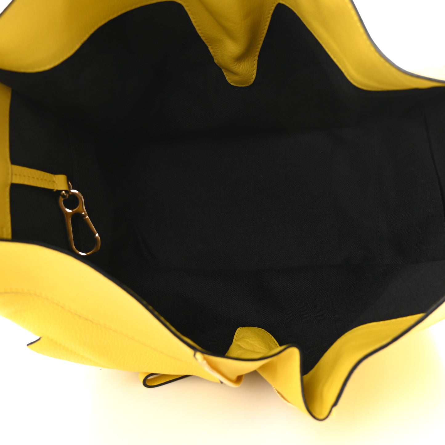 Calfskin Small Hammock Shoulder Bag Yellow