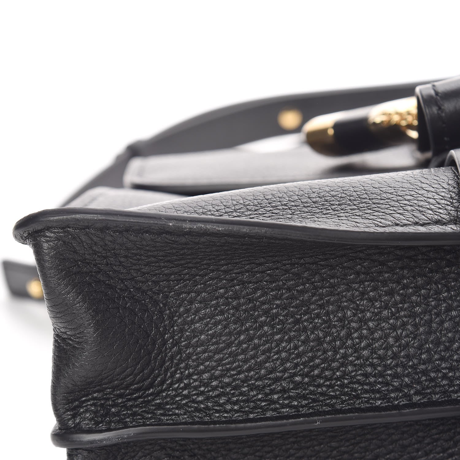 Chloe Grained Calfskin Medium Aby Day Shoulder Bag Black 7 of 11