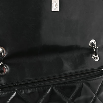 Chanel Vinyl Quilted In The Business Flap Bag Black 12 of 12