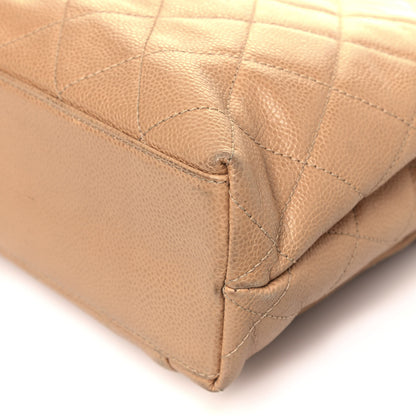 Chanel Caviar Quilted Flap Shoulder Bag Beige 11 of 11