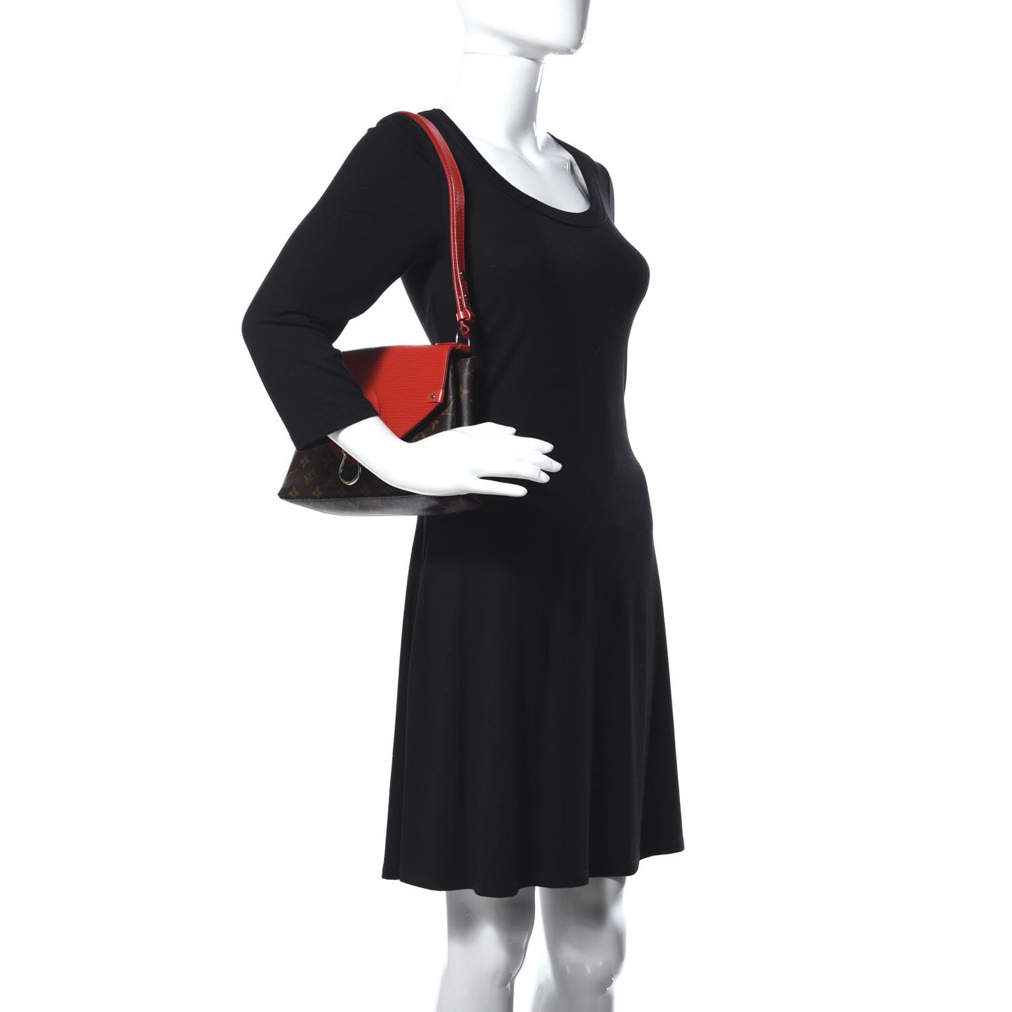 Monogram Epi Saint Michel Coquelicot