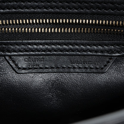 Celine Smooth Calfskin Micro Luggage Black 6 of 9