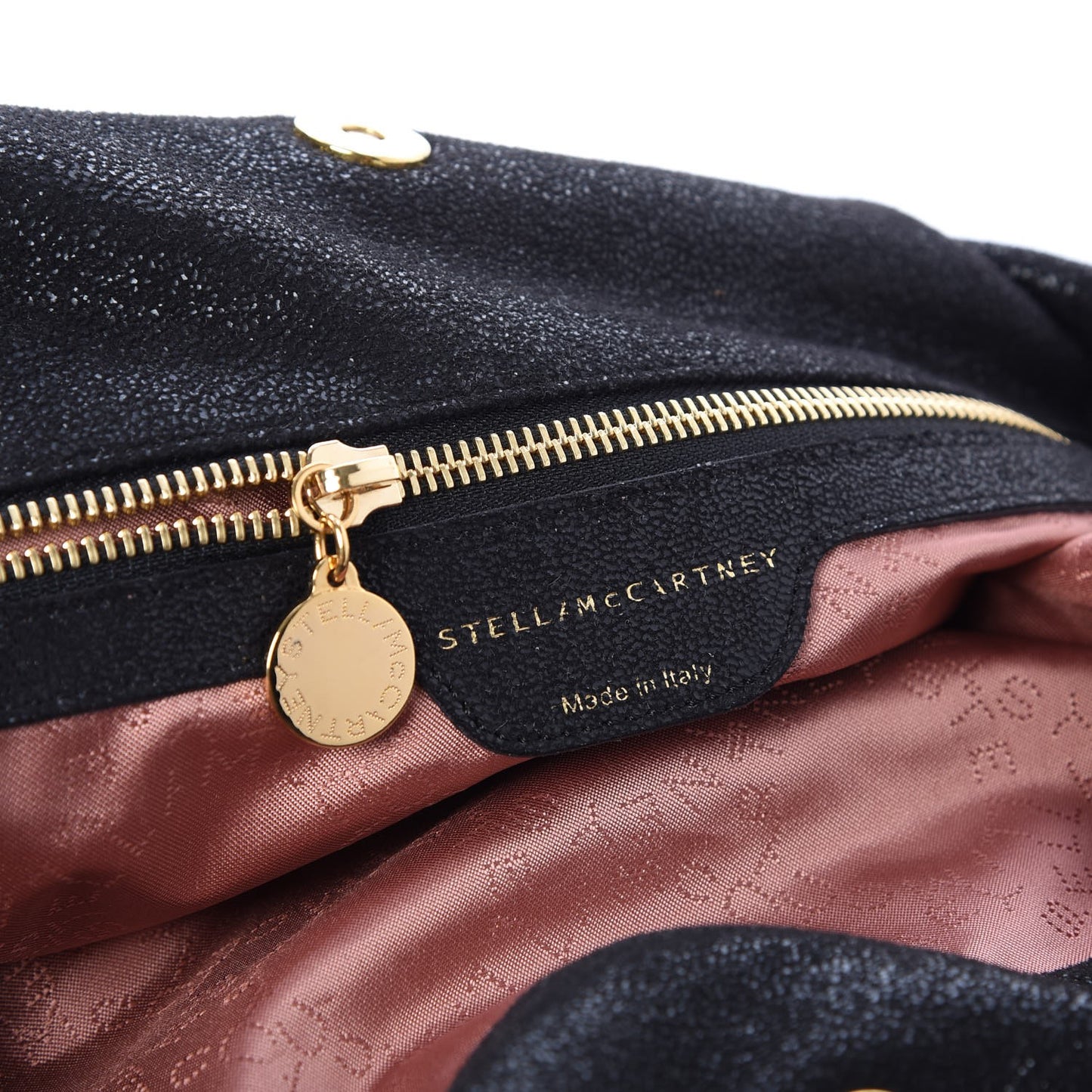 Shaggy Deer Small Falabella Tote Black