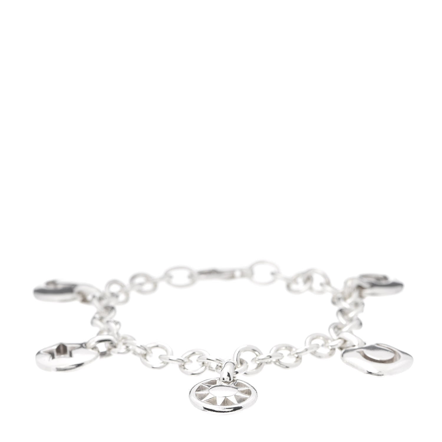 Tiffany Sterling Silver Stencil Charm Bracelet 1 of 5