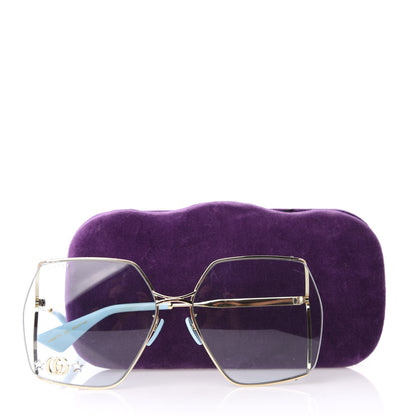 Gucci Metal Sunglasses GG0817S Gold 8 of 8
