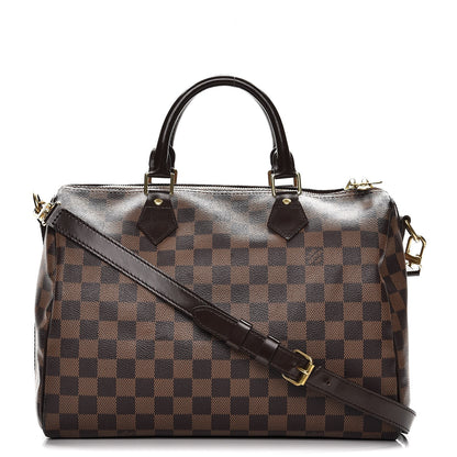 Louis Vuitton Damier Ebene Speedy Bandouliere 30 1 of 16