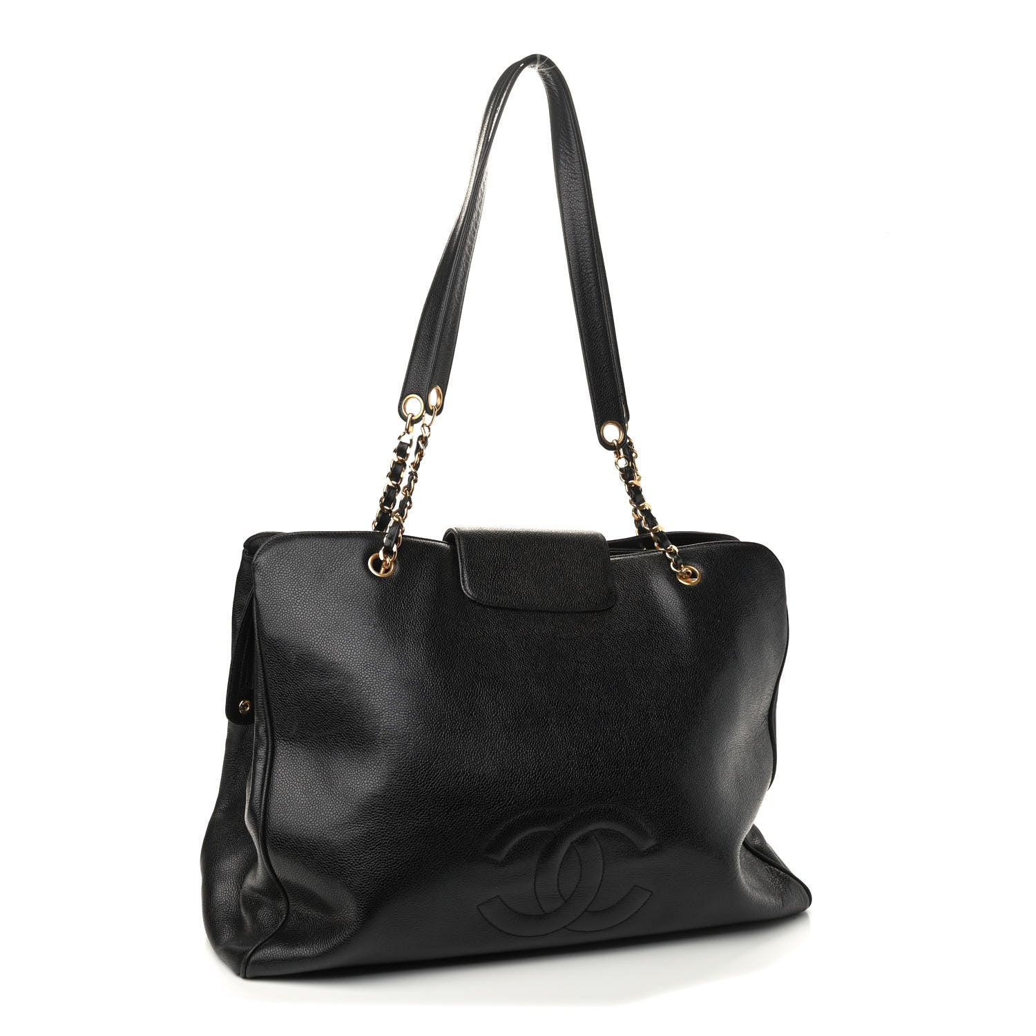 Chanel Caviar XL Weekender Bag Black 3 of 9