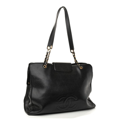 Chanel Caviar XL Weekender Bag Black 3 of 9