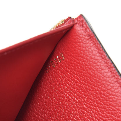 Louis Vuitton Empreinte Victorine Wallet Scarlet 6 of 7