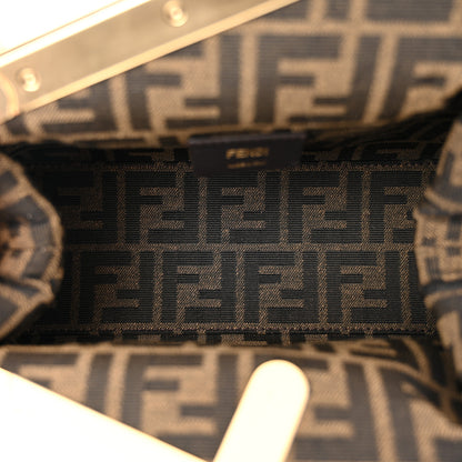 Fendi Shiny Nappa Snakeskin Small Fendi First White Roccia 5 of 10