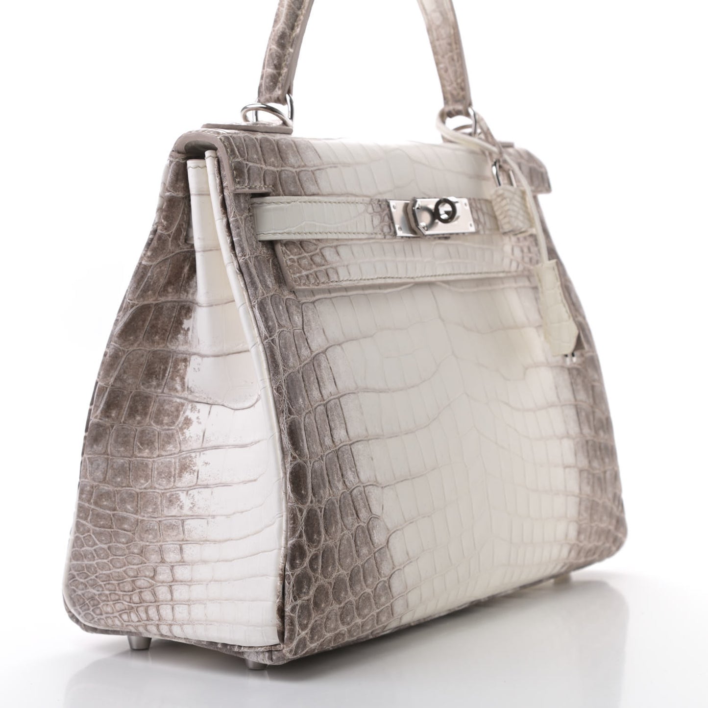 Matte Niloticus Crocodile Himalaya Kelly Retourne 28 White