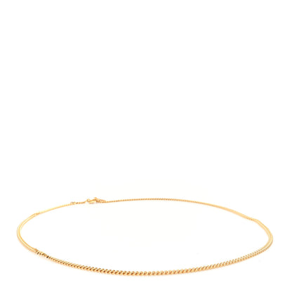 Saint Laurent Metal Cassandre Chain Belt 75 Gold 2 of 3