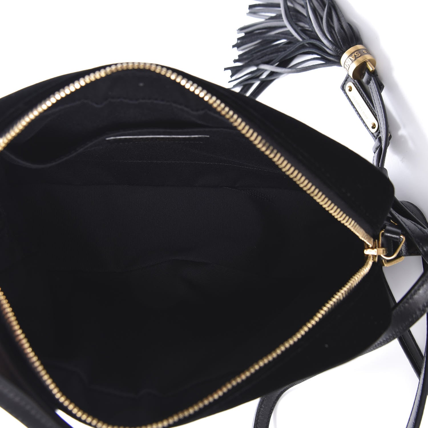 Saint Laurent Velvet Matelasse Monogram Lou Camera Bag Black 5 of 8